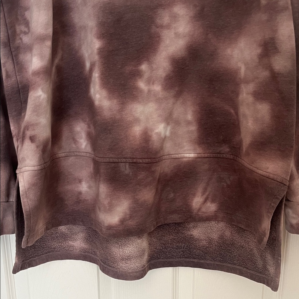 Universal Thread Mauve Tie-Dye Pullover Sweatshirt - Picture 4 of 7